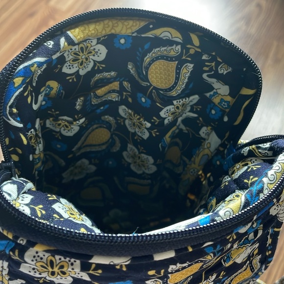 Vera Bradley Crossbody Tablet Notebook Bag Ellie Blue Retired Rare - Picture 4 of 4